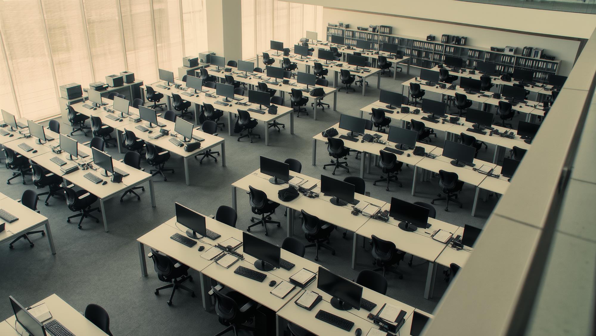 Open-space office, empty